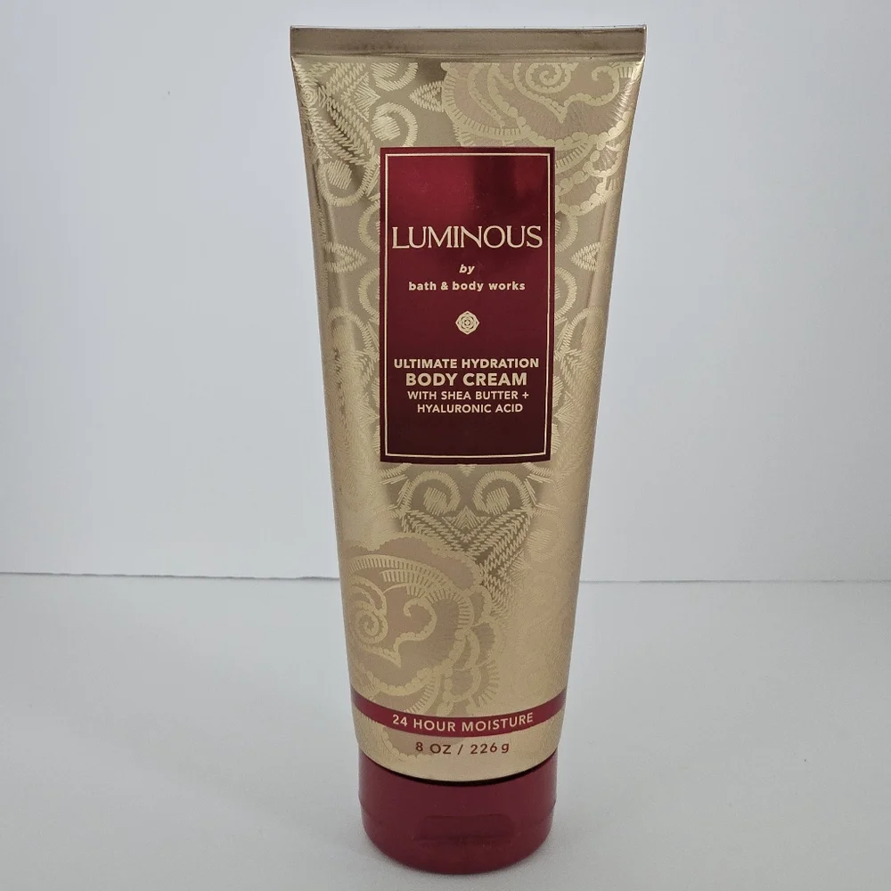 Bath & Body Works Luminous Lotion Cream Scrub Wash Gift Set NEW